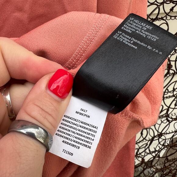 North Face Canyonlands Peach Salmon Pullover 1/4 Zip Jacket NF00CP5N LARGE - Picture 8 of 9